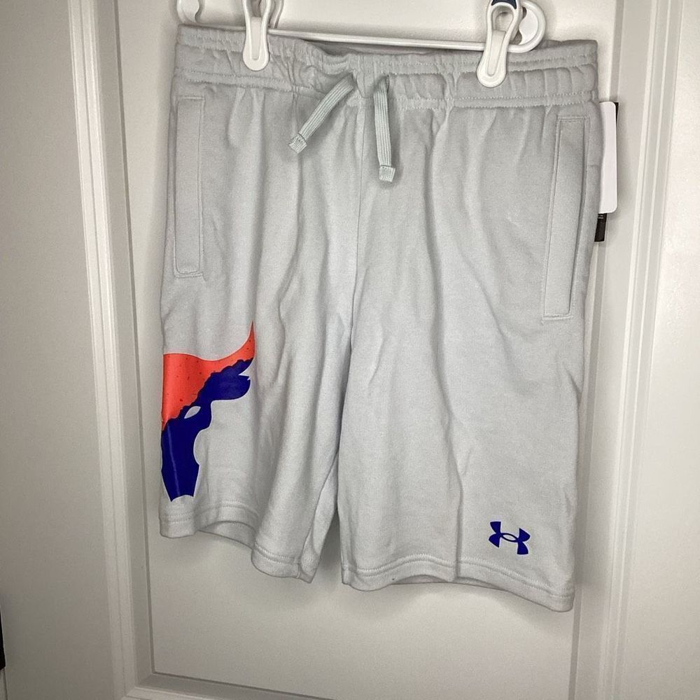 NWT Boys Under Armour‎ Project Rock TerryShorts Large